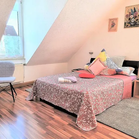 Apartment Bayreuth, Grosse Ferienwohnung Im Haus Mit Kunst, 3 Schlafzimmer, Kueche, Parkplatz Extérieur photo